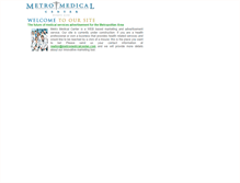 Tablet Screenshot of metromedicalcenter.com